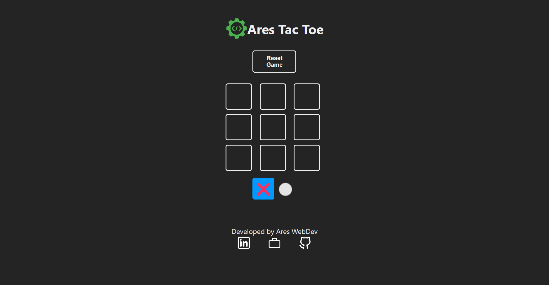 Ares Tac Toe